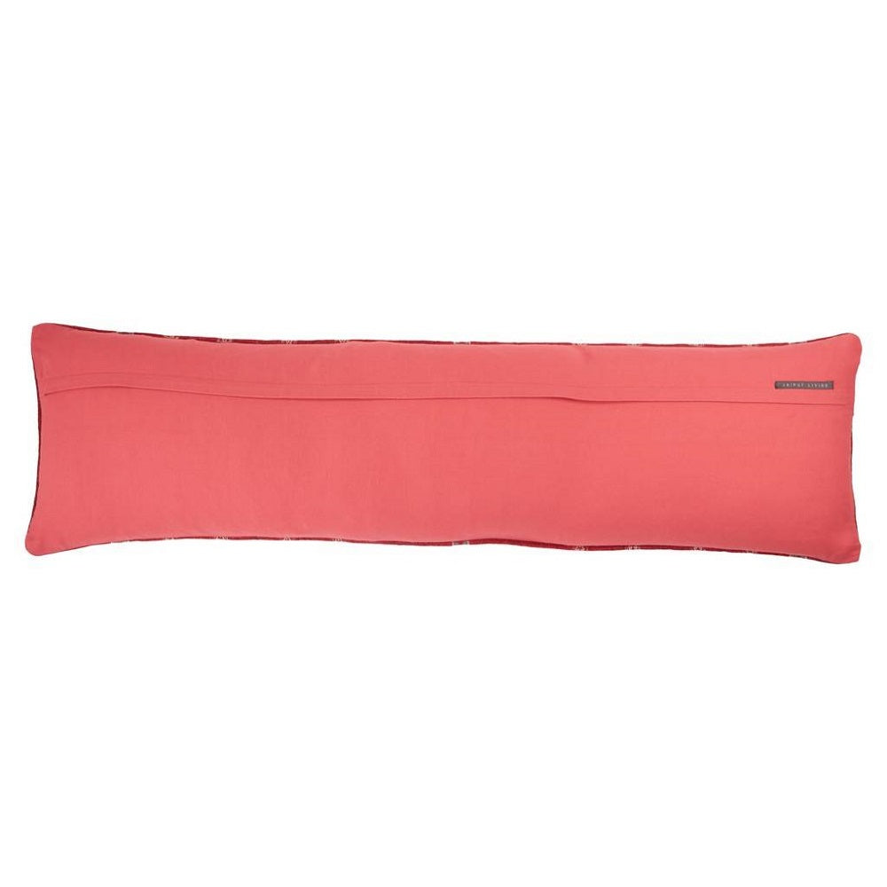 Pueblo Crimson Lumbar Pillow 13x48