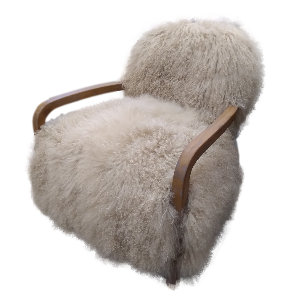 Sheepskin Fur Accent Chair