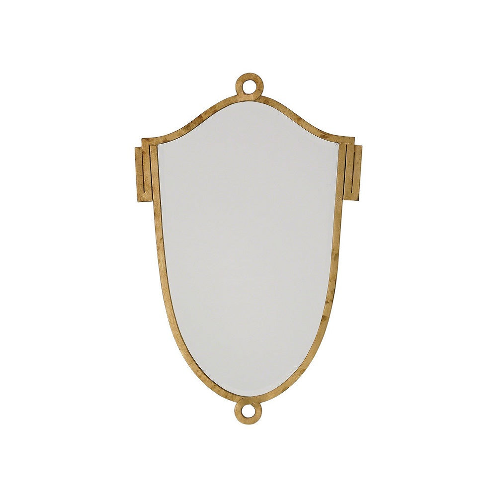 Gold Leaf Small Shield Mirror 40x60