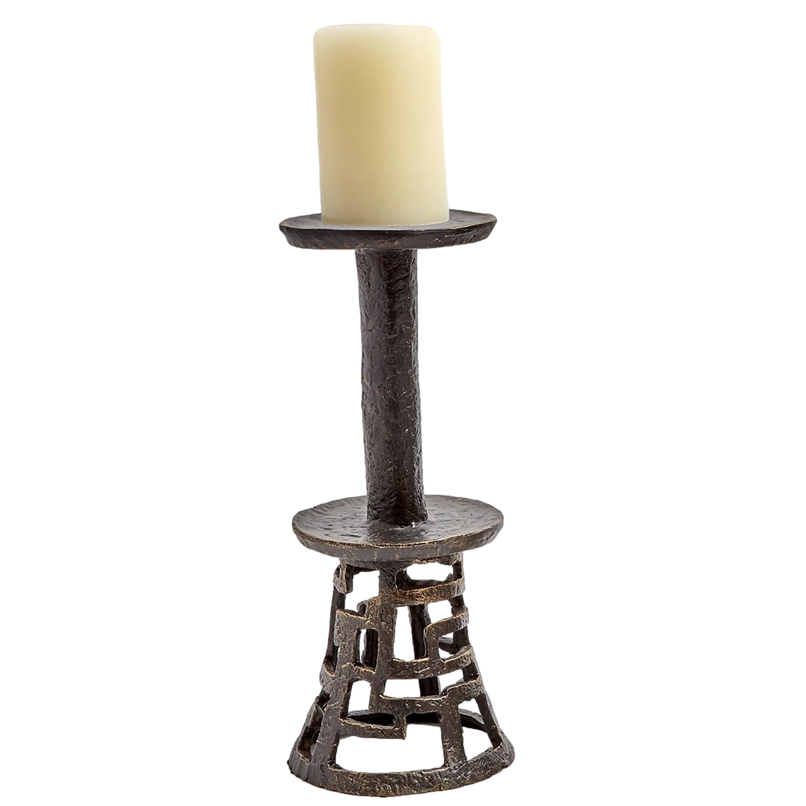 Large Bronze Pillar Holder Cokas Diko Home