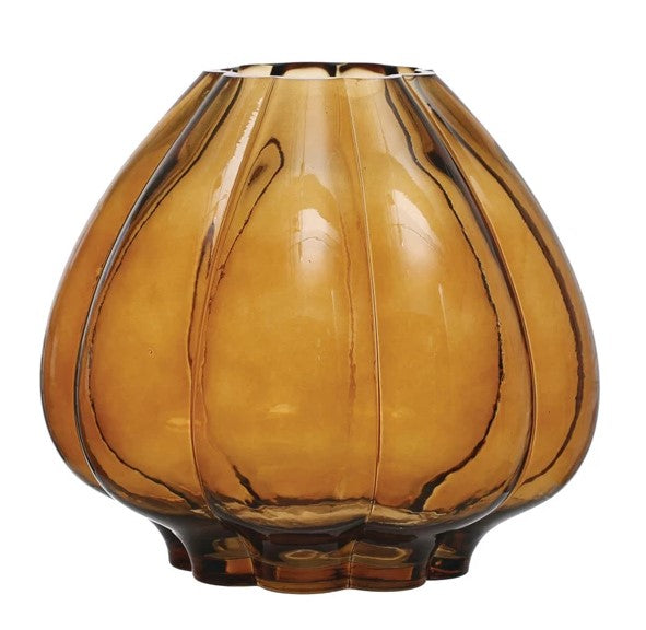 Fluted Glass Vase