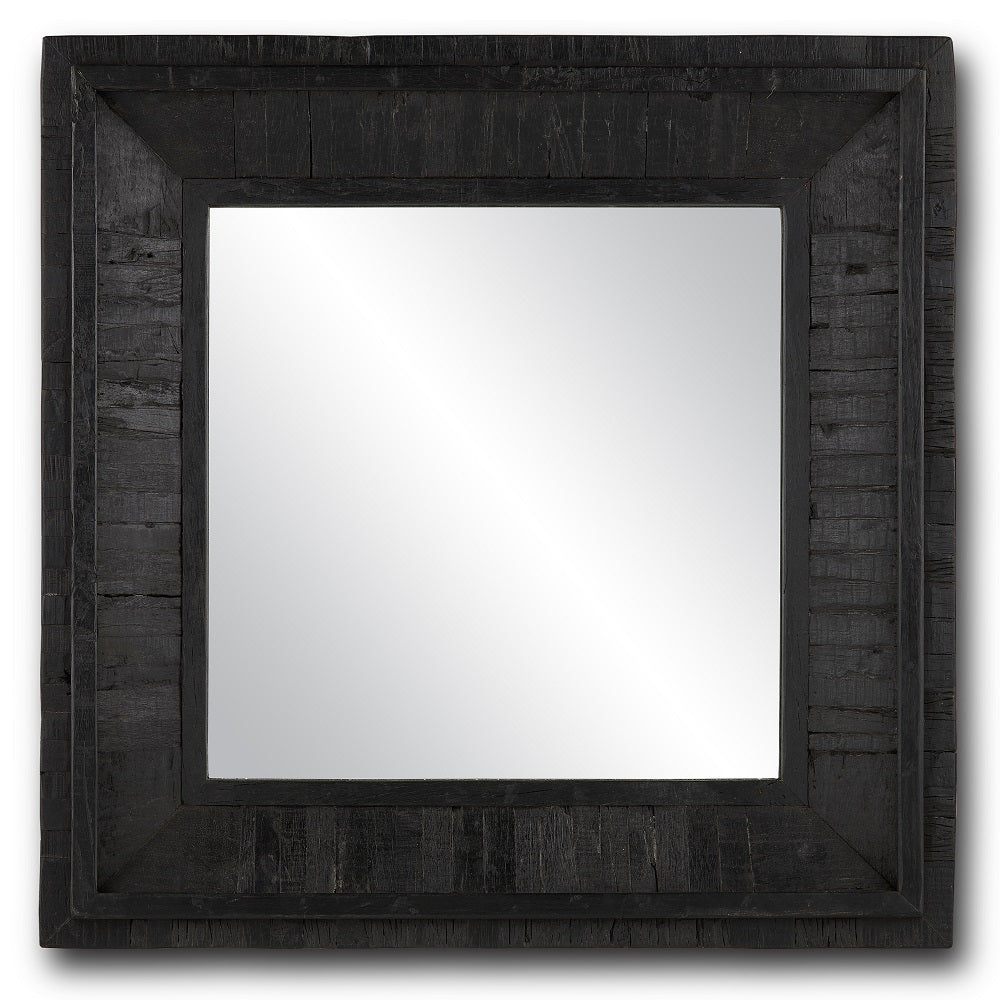 Kanor Black Square Mirror 36"