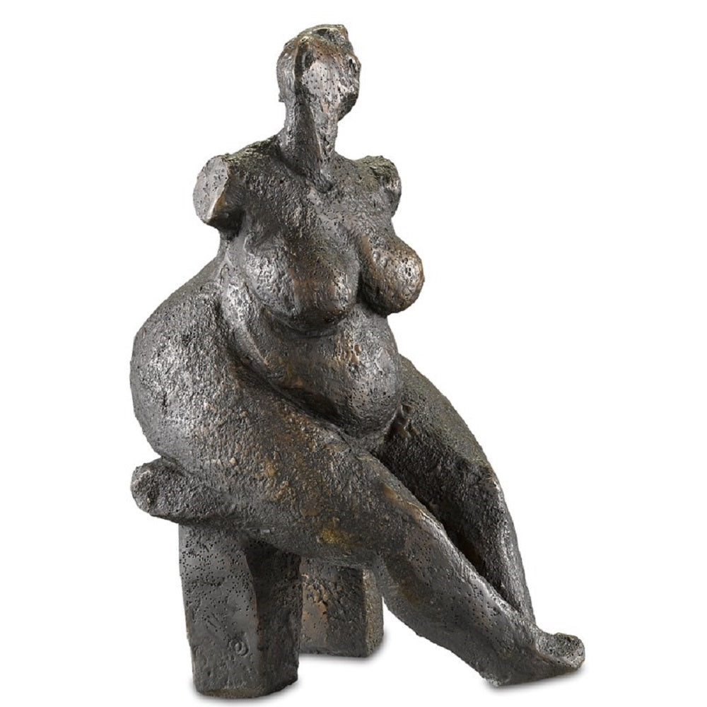 ady Dreaming Bronze Sculpture