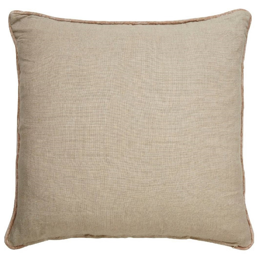 Gold and Neutral Down Pillow 22"