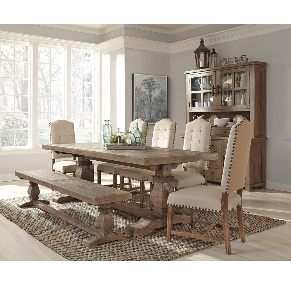 Kester 83" Bench - Desert Gray