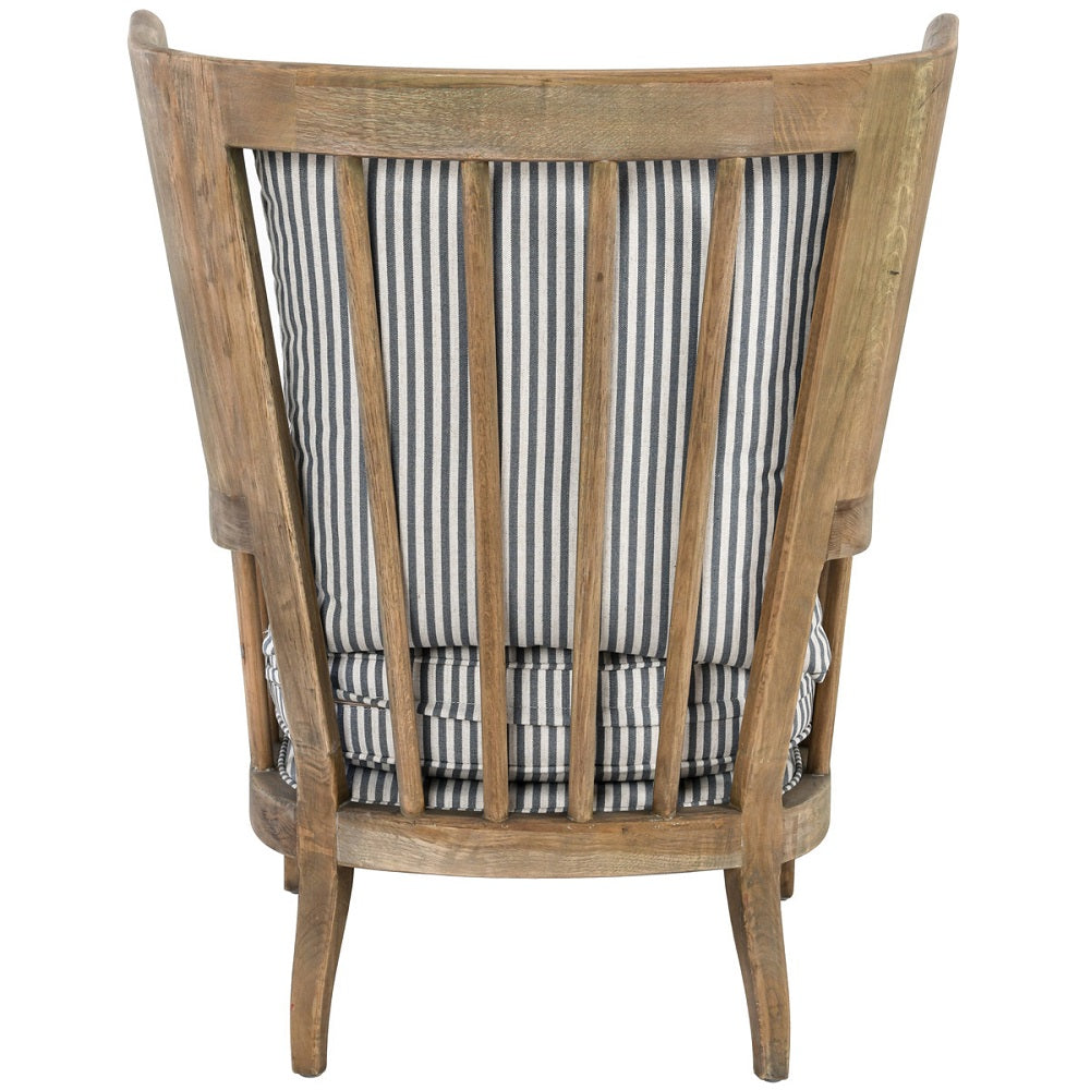 Larry Striped Accent Chair