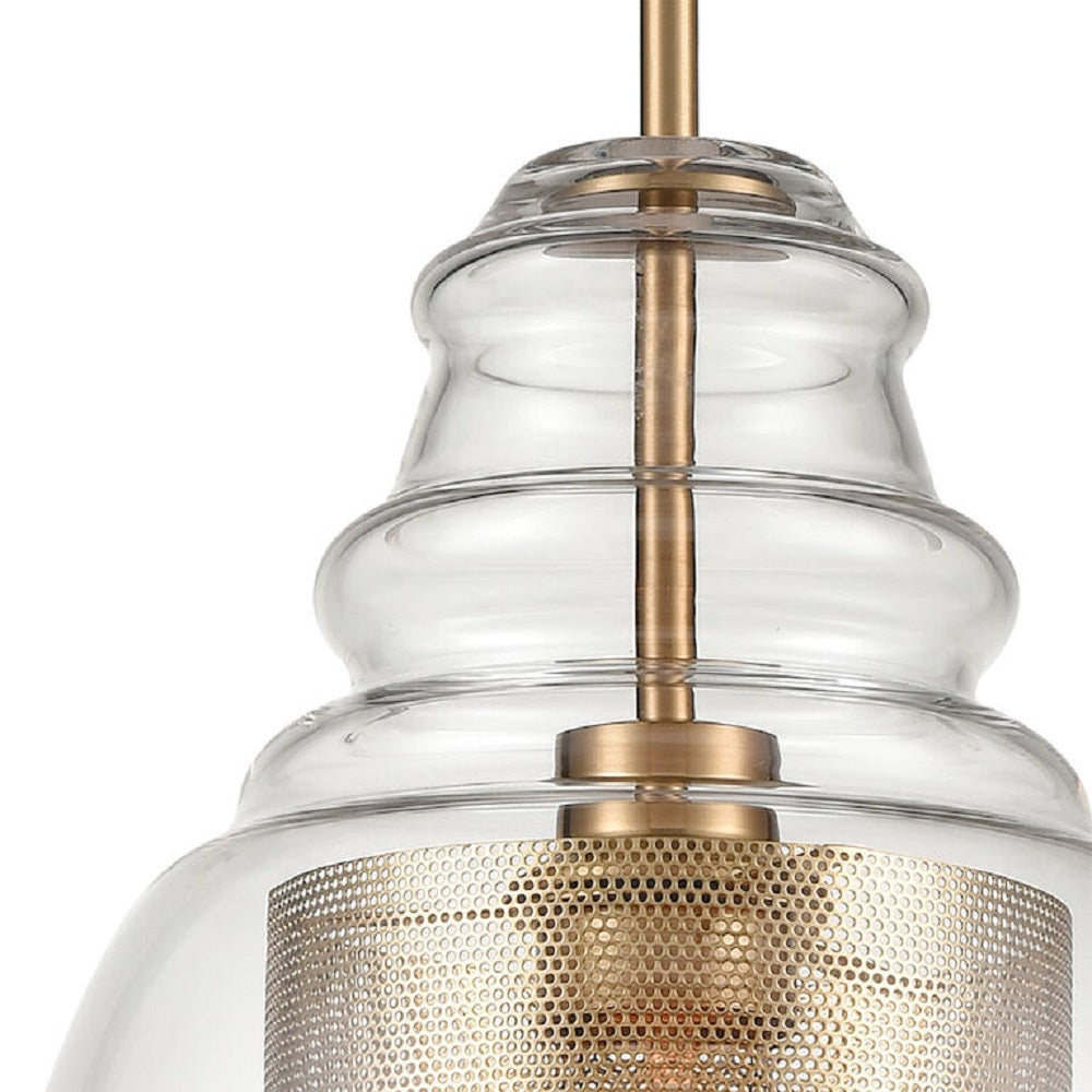 Hamdon 1 Light Gold Pendant