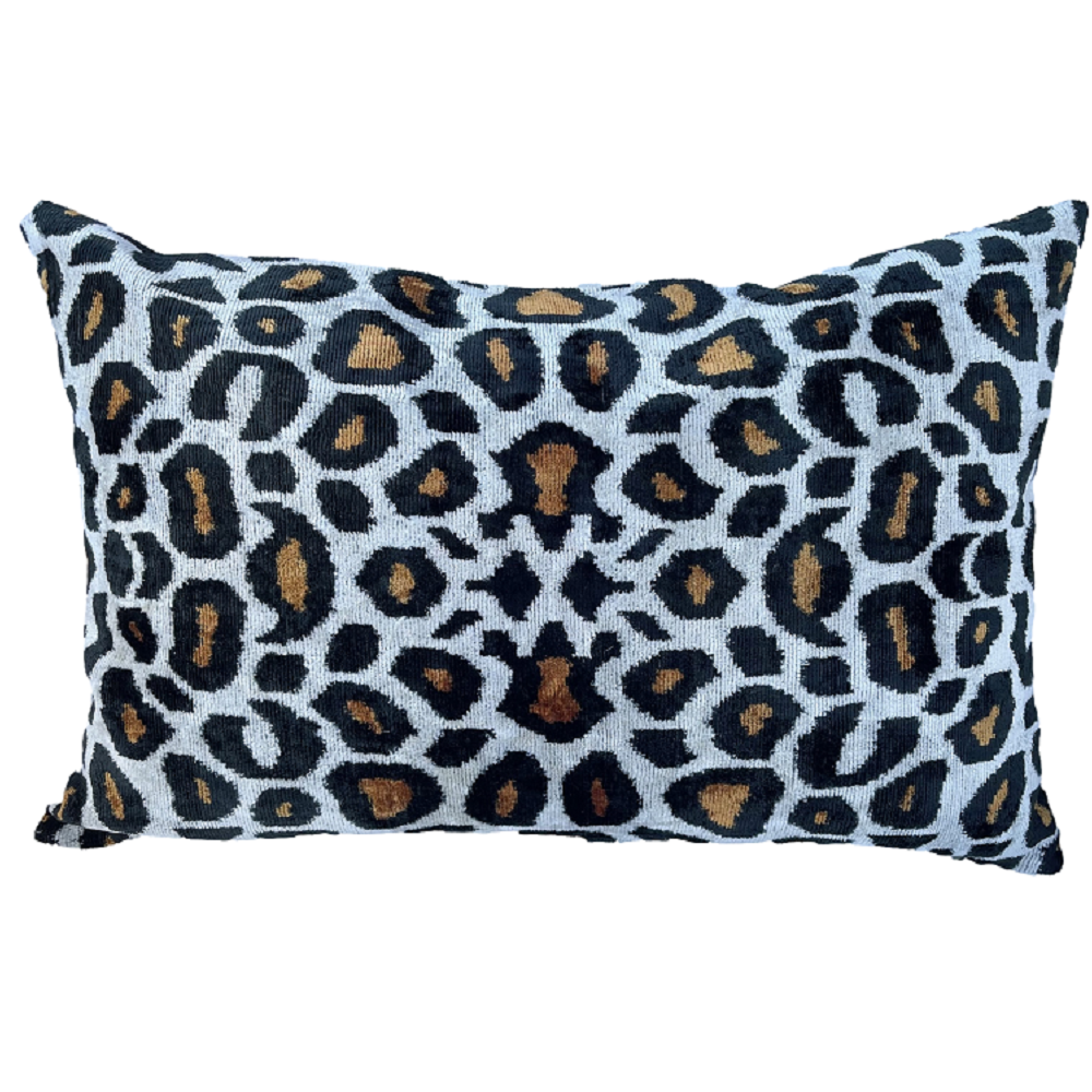 Leopard Silk Pillow