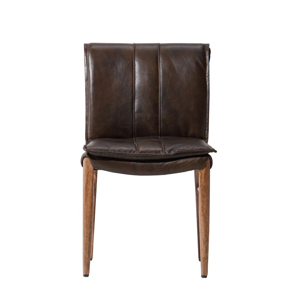 CDH Whiskey Brown Leather Chair