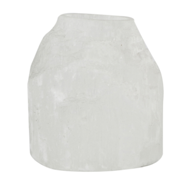 Selenite Candle Stand Tower