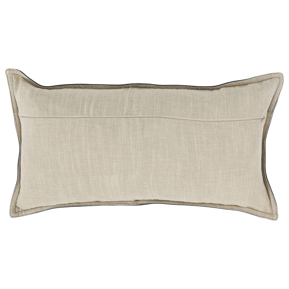 David Leather Forest Green Pillow